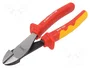BM GROUP Alicates de corte lateral con aislamiento 200 mm