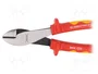 BM GROUP Alicates de corte lateral con aislamiento 200 mm