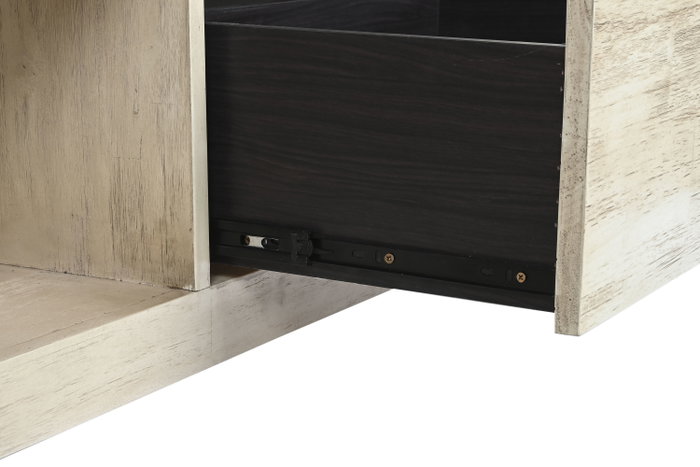 DKD Home Decor Mesa Centro Tropical Natural Madera Acacia 120 x 60 x 45 cm