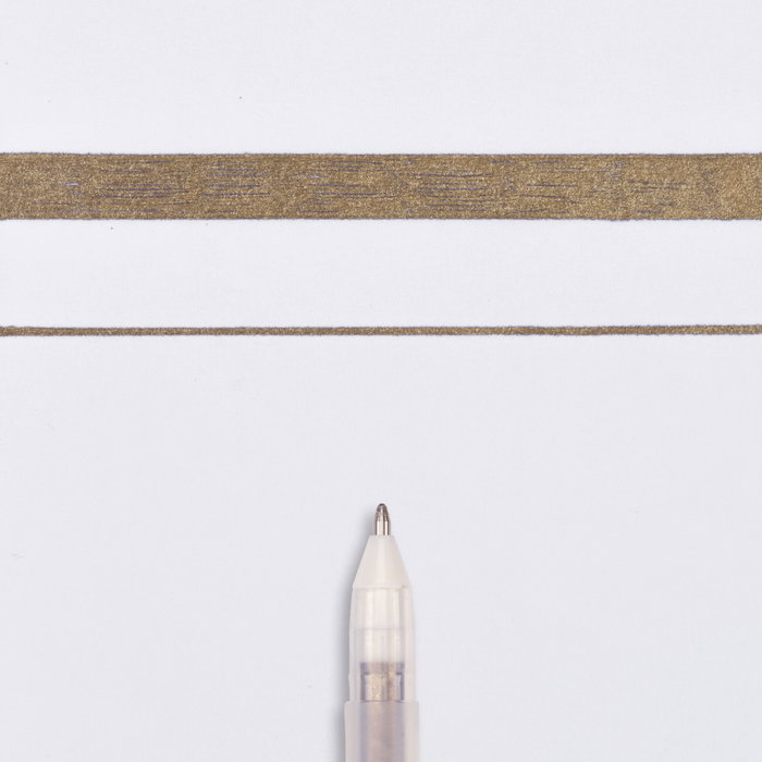 Sakura Gelly Roll Gold Shadow Negro Sakura Gelly Roll Gold Shadow Negro