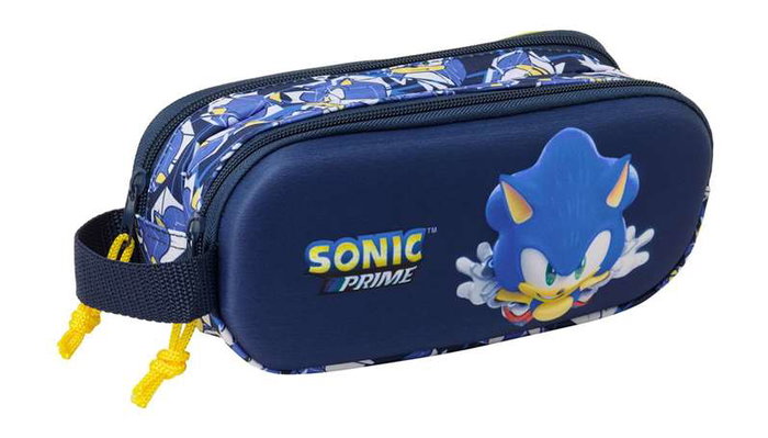 Safta Estuche Portatodo Doble Cremallera Colección 3D Sonic City 80x60x210 mm Bolso Escolar Safta Estuche Portatodo Doble Cremallera Colección 3D Sonic City 80x60x210 mm Bolso Escolar