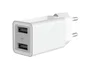 Conceptronic ALTHEA06W Cargador de Pared USB, 2 Puertos, 5V 2.4A 12W Total, Blanco, Universal, CA