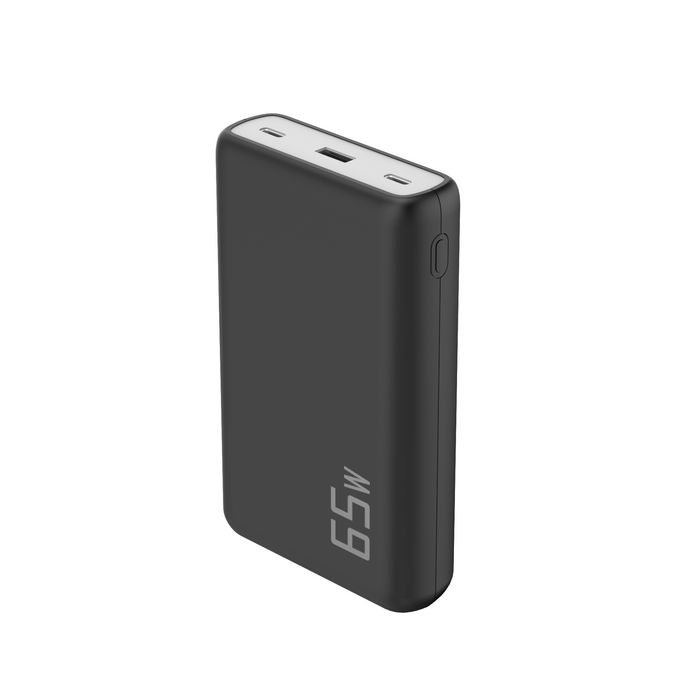 CoreParts Batería Externa 20.000 mAh 65W USB-C PD con 7 Adaptadores