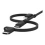 Belkin BOOST Charge Cable Universal 1 m con Adaptadores USB-C, Micro-USB y Lightning - Negro