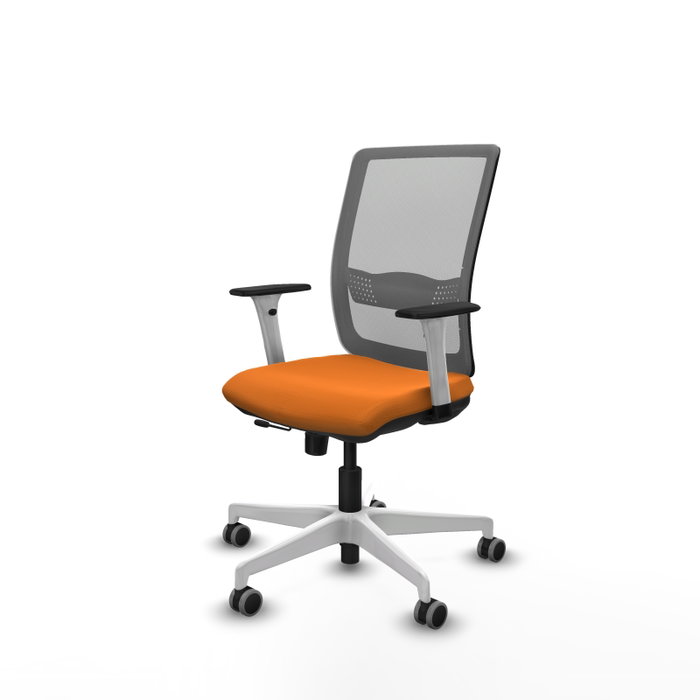 PIQUERAS Y CRESPO Silla de oficina Haches Naranja y Gris PIQUERAS Y CRESPO Silla de oficina Haches Naranja y Gris