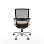 PIQUERAS Y CRESPO Silla de oficina Haches Naranja y Gris
