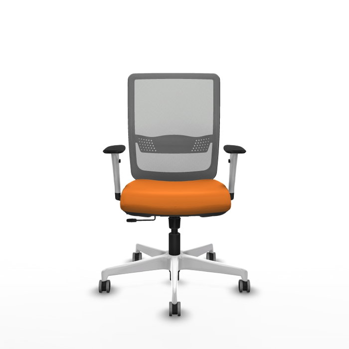 PIQUERAS Y CRESPO Silla de oficina Haches Naranja y Gris PIQUERAS Y CRESPO Silla de oficina Haches Naranja y Gris
