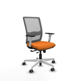 PIQUERAS Y CRESPO Silla de oficina Haches Naranja y Gris