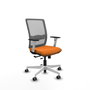 PIQUERAS Y CRESPO Silla de oficina Haches Naranja y Gris