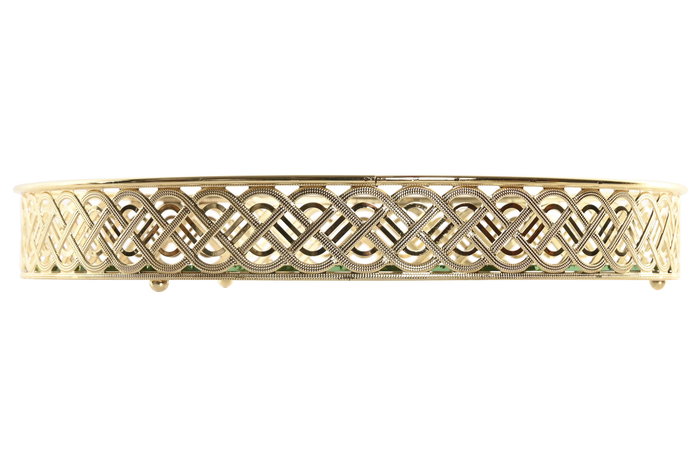 DKD Home Decor Set de 2 Bandejas de Decoración Espejo y Metal Dorado DKD Home Decor Set de 2 Bandejas de Decoración Espejo y Metal Dorado