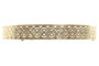DKD Home Decor Set de 2 Bandejas de Decoración Espejo y Metal Dorado