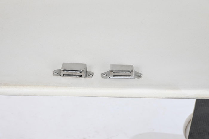 DKD Home Decor Aparador Moderno Blanco 40 x 113 x 92 cm Mango y Metal