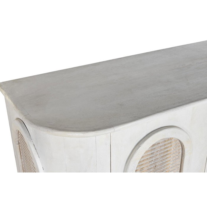 DKD Home Decor Aparador de Mango y Metal Blanco