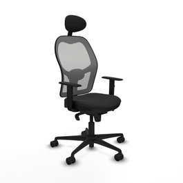 PIQUERAS Y CRESPO Silla de oficina Jorquera Sincro Negro/Gris
