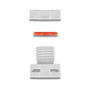 DeLOCK Tapón de Ventilación M6 Gris (2 piezas)