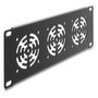 DeLOCK 67431 Tapa trasera de rack 2U con 3 ventiladores integrados