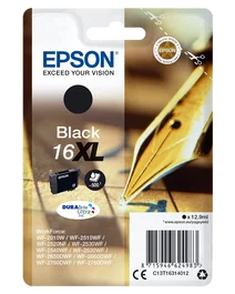 Epson Cartucho de tinta negro 16 XL C13T16314012
