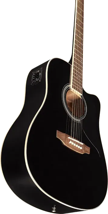 Eko Guitarra Acústica Dreadnought Ranger 6 A/E Cutaway Negra Electroacústica