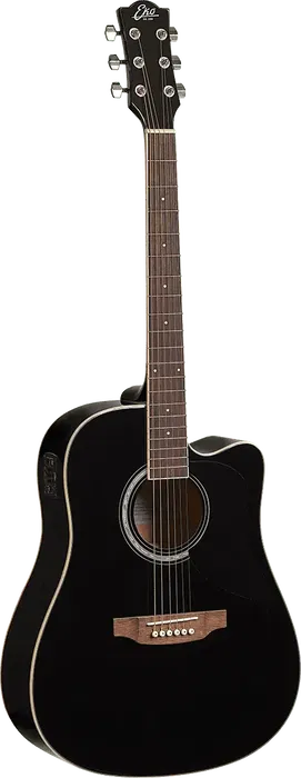 Eko Guitarra Acústica Dreadnought Ranger 6 A/E Cutaway Negra Electroacústica