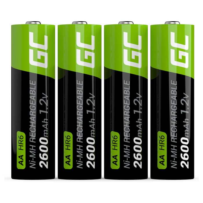Green Cell GR01 Batería recargable AA 2600mAh (Pack de 4) Green Cell GR01 Batería recargable AA 2600mAh (Pack de 4)