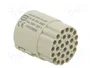 HARTING Conector industrial redondo ICC20 27 pines hembra recto