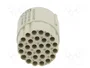 HARTING Conector industrial redondo ICC20 27 pines hembra recto