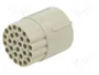 HARTING Conector industrial redondo ICC20 27 pines hembra recto