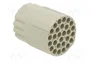 HARTING Conector industrial redondo ICC20 27 pines hembra recto