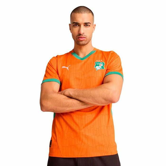 Camiseta de Fútbol de Manga Corta Hombre Puma Marfil Home Jersey Repl,Rickie 40