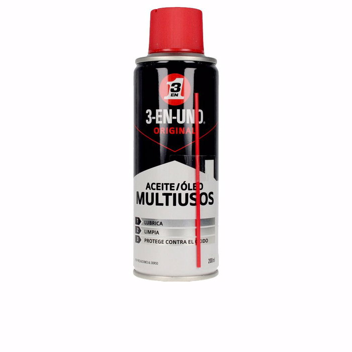 WD40 Aceite 3 en 1 Multiusos Spray 200ml