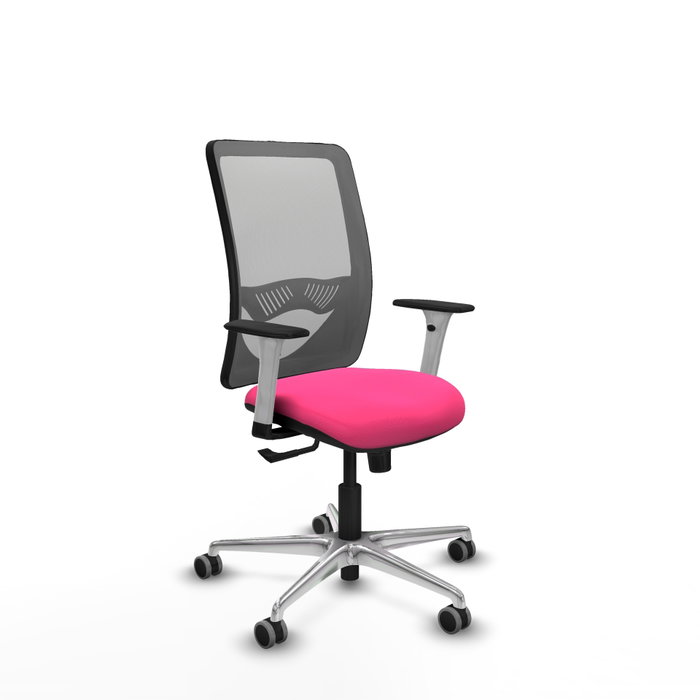 PIQUERAS Y CRESPO Silla de oficina Zulema Rosa y Gris PIQUERAS Y CRESPO Silla de oficina Zulema Rosa y Gris