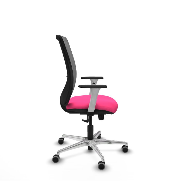 PIQUERAS Y CRESPO Silla de oficina Zulema Rosa y Gris PIQUERAS Y CRESPO Silla de oficina Zulema Rosa y Gris