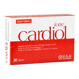 UGA NUTRACEUTICALS Cardiol Forte 30Perlas - Omega-3, Arroz Levadura Roja y Coenzima Q10 para Nivel de Colesterol y Salud Cardiovascular