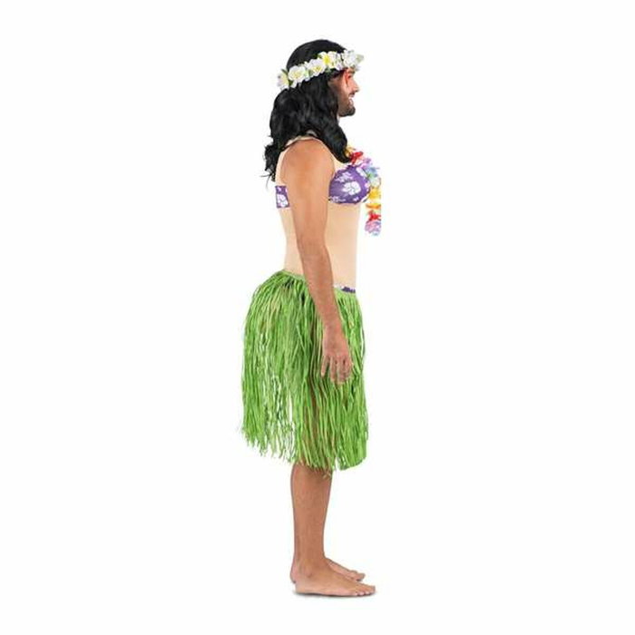 My Other Me Disfraz Aloha con Tocado, Collar, Body con Relleno y Falda