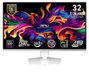 MSI MPG 321URXW QD-OLED Monitor Gaming 31.5 pulg 4K UHD 240 Hz Blanco