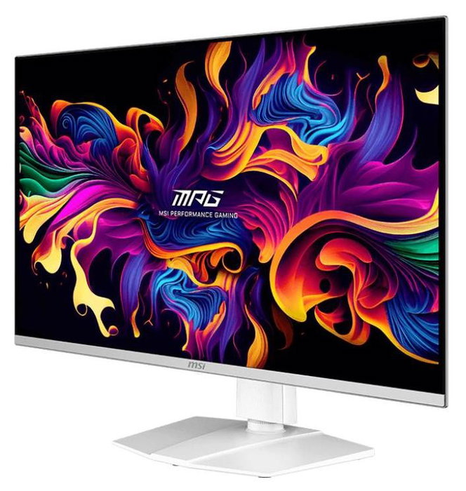 MSI MPG 321URXW QD-OLED Monitor Gaming 31.5 pulg 4K UHD 240 Hz Blanco