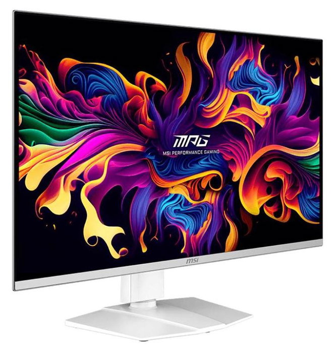MSI MPG 321URXW QD-OLED Monitor Gaming 31.5 pulg 4K UHD 240 Hz Blanco