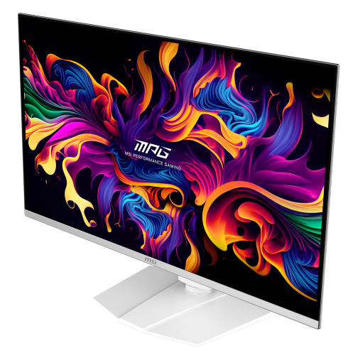 MSI MPG 321URXW QD-OLED Monitor Gaming 31.5 pulg 4K UHD 240 Hz Blanco