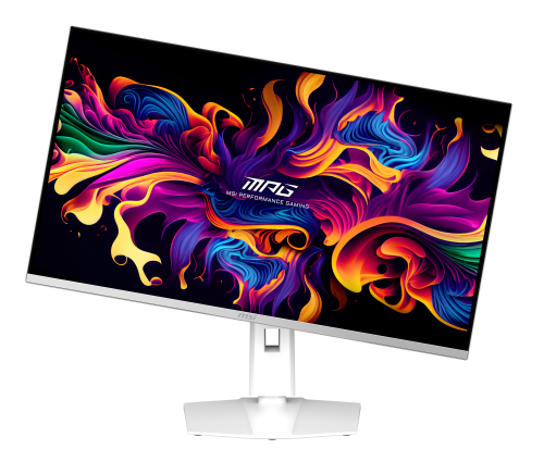 MSI MPG 321URXW QD-OLED Monitor Gaming 31.5 pulg 4K UHD 240 Hz Blanco