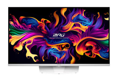 MSI MPG 321URXW QD-OLED Monitor Gaming 31.5 pulg 4K UHD 240 Hz Blanco
