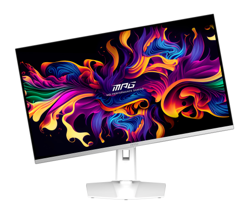 MSI MPG 321URXW QD-OLED Monitor Gaming 31.5 pulg 4K UHD 240 Hz Blanco