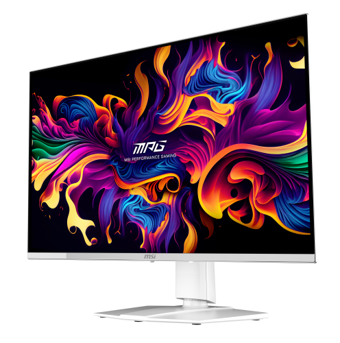 MSI MPG 321URXW QD-OLED Monitor Gaming 31.5 pulg 4K UHD 240 Hz Blanco