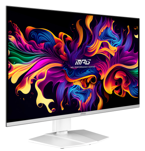 MSI MPG 321URXW QD-OLED Monitor Gaming 31.5 pulg 4K UHD 240 Hz Blanco