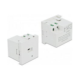 DeLOCK Módulo de puerto de carga Easy 45 1 x USB Type-C™ PD 18 W Blanco