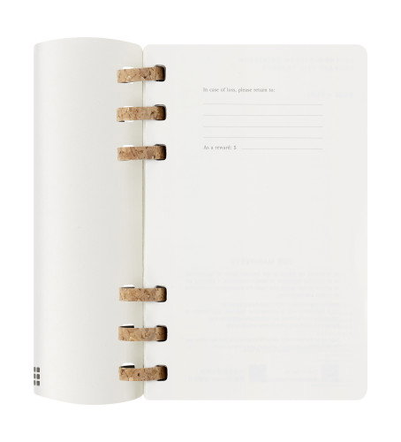 Moleskine DSSPB12AMWH3Y26 Agenda Espiral Académica L (13 x 21 cm) Negra Tapa Blanda Julio 2025 - Junio 2026