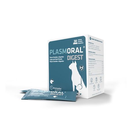 Pharmadiet Plasmoral Digest Razas Grandes y Gigantes 30 sobres