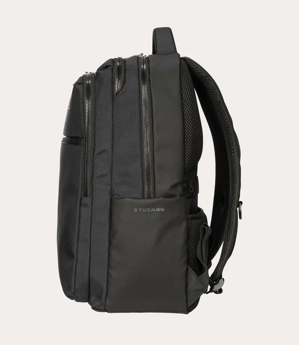 Tucano Marte Gravity Mochila informal Unisex para Portátil 16", Compatible con MacBook Pro 16", Negro, Tela, Compartimento Tablet