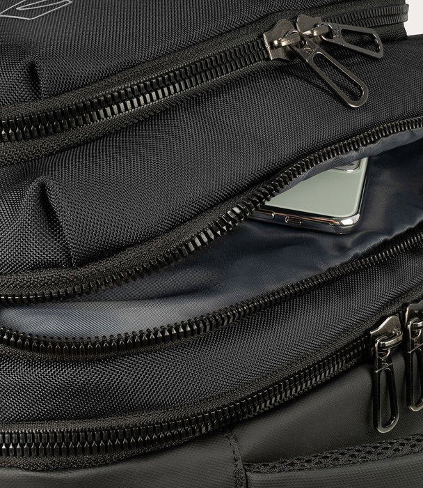 Tucano Marte Gravity Mochila informal Unisex para Portátil 16", Compatible con MacBook Pro 16", Negro, Tela, Compartimento Tablet