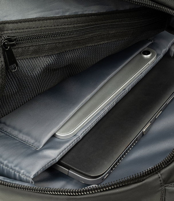 Tucano Marte Gravity Mochila informal Unisex para Portátil 16", Compatible con MacBook Pro 16", Negro, Tela, Compartimento Tablet