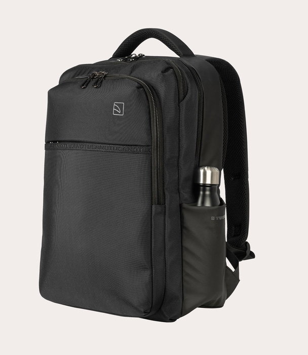 Tucano Marte Gravity Mochila informal Unisex para Portátil 16", Compatible con MacBook Pro 16", Negro, Tela, Compartimento Tablet